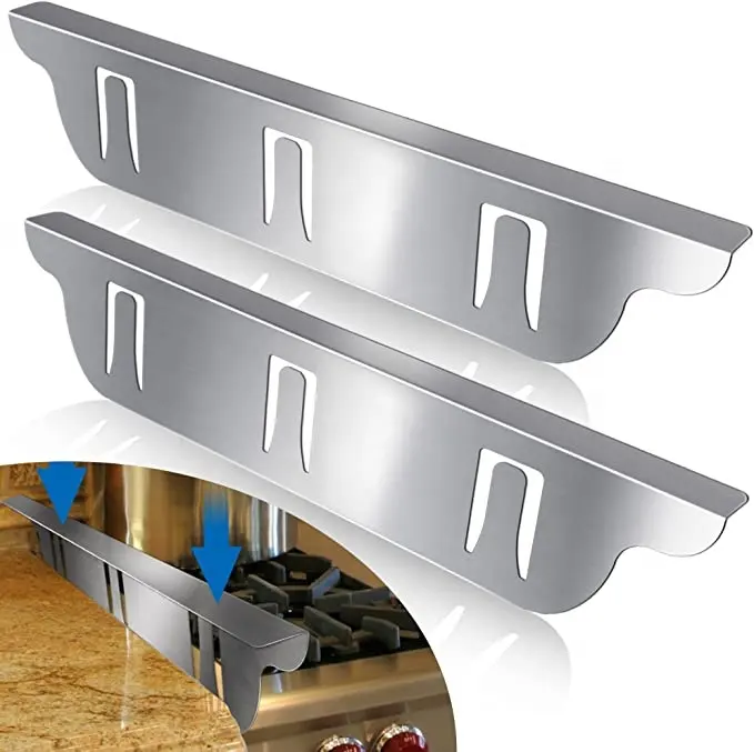 Nuovo Design in acciaio inossidabile 304 facile da installare coperture per fessure per fornelli coperchio per ripiani per fornelli protezione per fornelli da cucina