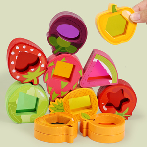 Juego <span class=keywords><strong>de</strong></span> 10 Cubos <span class=keywords><strong>de</strong></span> Acrílico Transparente con Forma <span class=keywords><strong>de</strong></span> Frutas y Verduras, Color Arcoíris, Bloques <span class=keywords><strong>de</strong></span> Construcción para Niños - Product Image 1