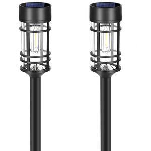 야외 방수 초고휘도 LED 필라멘트 전구 빌라 정원 잔디 장식용 태양광 정원등 - Product Image 5