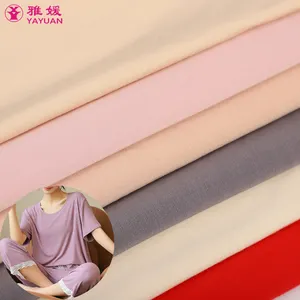 Tùy chỉnh mịn và mềm Micro Jersey vải 60S 93% phương thức 7% spandex Áo ngực Tóm Tắt Đồ Ngủ Đồ Lót phương thức vải