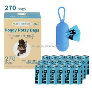 Sacs à déjections canines écologiques et anti-fuites personnalisés 2026 en plastique durable et EPI pour l'élimination des déchets d'animaux - Product Image 3
