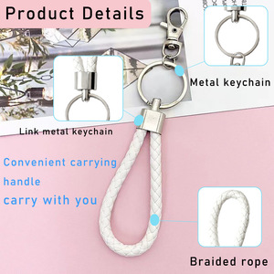 Sangle mousqueton rotative à 360 degrés avec clip dorsal, porte-cartes à boucle à tirage facile en résine époxy pour entreprise de cadeaux en gros - Product Image 5