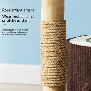 Muebles de Lujo Premium: Interesante Árbol para Gatos de Madera, Juguete para Gatos, Estructura de Madera para Escalar - Product Image 4