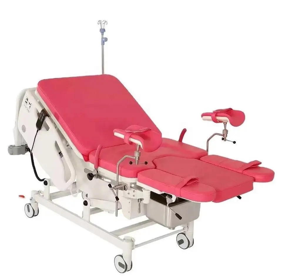 クリニック用ベッド配達用電気婦人科手術台