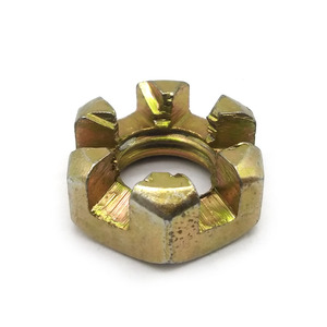 <span class=keywords><strong>Din937</strong></span> cường độ cao thép carbon rãnh Nut iso7038 m2-m36 rãnh Nut Vàng kẽm mạ <span class=keywords><strong>Hex</strong></span> NUT - Product Image 5