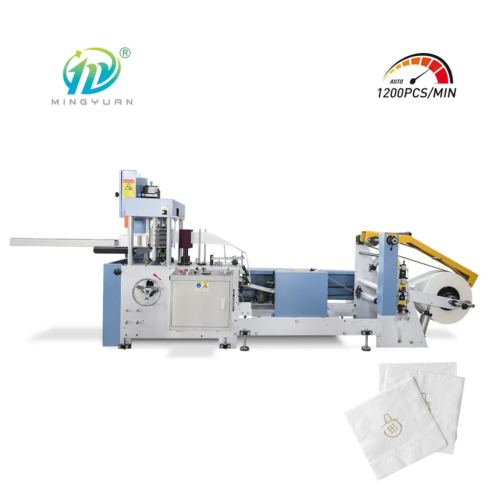 Hoge Kwaliteit Tissuepapiermachine 1200 Pcs/min Hoge Snelheid Tissuepapier Maken Machine Tissuepapier Productielijn
