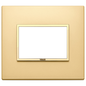 Vimar Satin Gold Wall <b>Switch</b> Plate 13.1x11.6 Cm - Product Image 1