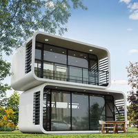 Hôtel capsule modulaire intelligent industriel Apple Cabin avec cuisine/salle de bain, utilisation en resort de luxe, garantie de 3 ans
