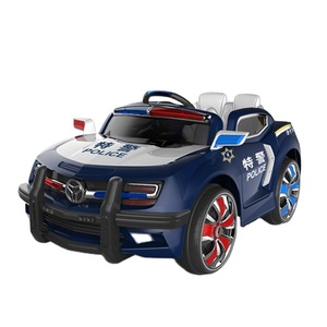 Remote Control Electric <strong>Police</strong> Toy <strong>Car</strong> for <strong>Kids</strong> 4-Wheel Ride-On Toy for Ages 2 to 4 Made of Plastic Battery-Powered - Product Image 1