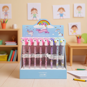 ดินสอรูปยูนิคอร์นพร้อมยางลบและกบเหลาดินสอสำหรับเด็ก ของเล่นวาดรูป - Product Image 3