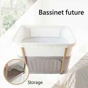 Cuna Transpirable para Bebé, Suministro Directo de Fábrica, Estilo Minimalista, Ajustable, para Edades de 0 a 3 Años - Product Image 4