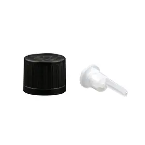 CRC 18/410 child-resistant plastic cap lid essential oil cap with plug