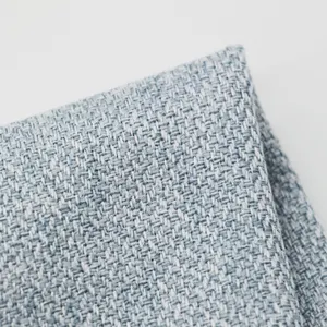 Mand textiel fabrikant groothandel goede kwaliteit polyester waterdicht linnen stijl stof materiaal voor bekleding meubilair