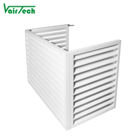 Couvercles AC personnalisés unité extérieure murale en aluminium climatiseur couvercle de persienne AC