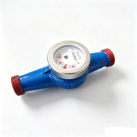 Durable Brass Casing Digital Water Meter with High Accuracy Measurement IP68 Rated DN15 Size OEM Available