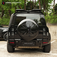 Pièces de rechange automobiles en gros Arcs de roue Pare-chocs avant Grille de mise à niveau Kit de carrosserie pour Defender 110 Accessoires