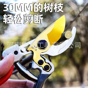 Tijeras de Podar Elasko Bypass, Acero al Carbono, Hoja Dorada, Negra y Plateada, 20-30 mm, Herramienta para Recoger Frutas y Recortar el Jardín - Product Image 5