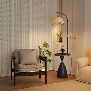 Hiện đại sáng tạo đèn sàn phòng ngủ đầu giường Tích hợp kệ phòng khách sofa Bàn cà phê Pháp trang trí đứng ánh sáng - Product Image 5