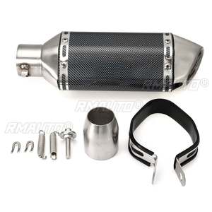 Pot d'échappement universel modifié pour moto 310mm 38-51mm, silencieux Ak pour scooter, pit bike, dirt bike, compatible Honda CBR250 CB400 YZF FZ400 Z750 - Product Image 4