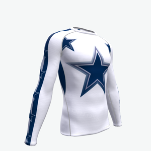 Venta al por mayor de ropa de protección solar camisa de compresión Rashguard Sublimado de manga larga Surf Rash Guard para los hombres - Product Image 6