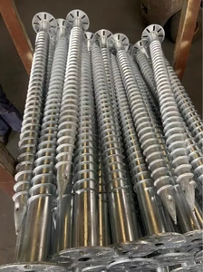 Vis de terre galvanisées <span class=keywords><strong>à</strong></span> chaud en acier, directement de l'usine, pour système solaire, avec garantie de 12 ans - Product Image 3