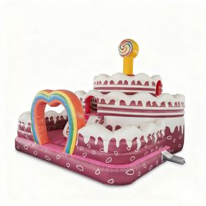 Castillo <span class=keywords><strong>Inflable</strong></span> con Temática <span class=keywords><strong>de</strong></span> Pastel, Castillo <span class=keywords><strong>Inflable</strong></span> para Jugar al Escondite, Trampolín para Niños para Fiestas <span class=keywords><strong>de</strong></span> Cumpleaños y Parques <span class=keywords><strong>de</strong></span> Diversiones - Product Image 5