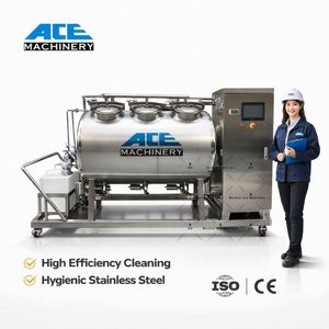 Automatic CIP Cleaning Unit System Stainless Steel CIP Cleaning System for Beer Brewing Dairy - Product Image 3
