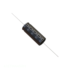 ตัวเก็บประจุแบบมีช่อง47 uF 476TMA450M คาปาซิเตอร์ช่อง47 uF 20% V แกน th 450 - Product Image 1