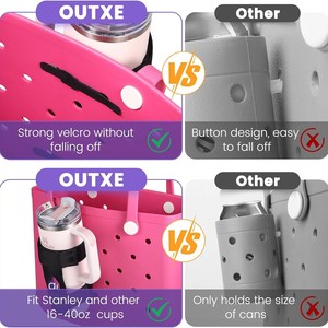 <b>Adjustable</b> Cup Holder For Perforated Bags Water Bottle Accessory With <b>Adjustable</b> <b>Strap</b> And Secure Fit For Outdoor Use - Product Image 4