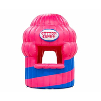Nuevo diseño, tienda de carnaval, cabina de alimentos inflable, soporte de concesión, tienda de helados inflable, quiosco, publicidad