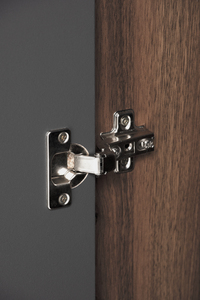 ตู้เสื้อผ้า 3 บาน Urban Walnut Black MANDO สไตล์อินดัสเทรียล สำหรับห้องนอนร่วมสมัยและโซลูชั่นการจัดเก็บแบบมืออาชีพ - Product Image 6