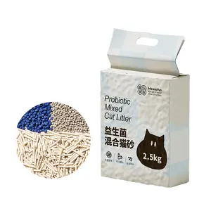 MewooFun 2023 Wholesale Natural Eco-friendly High Quality Tofu Flushable Mixed Cat Litter