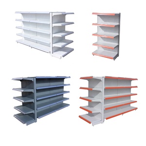 Bán buôn hai mặt kim loại siêu thị giá vẻ đẹp cung cấp cửa hàng mỹ phẩm hiển thị kệ - Product Image 6