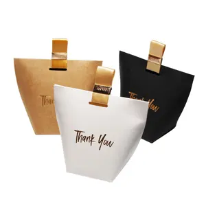 New Thank You Box Paper Wedding Gift Sets For Guests Baby Shower Party Chocolate Packaging Boxes