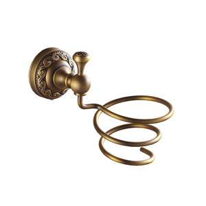 Étagère murale de rangement pour cosmétiques en <span class=keywords><strong>laiton</strong></span> antique de style <span class=keywords><strong>vintage</strong></span>, étagère simple en verre pour salle de bain - Product Image 5