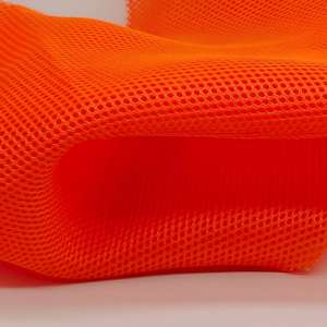 Tela de Malla 100% Poliéster al por Mayor, Malla Espaciadora <span class=keywords><strong>3D</strong></span> tipo Sándwich de 3 Capas, Tejido de Punto Grueso para la Industria del Calzado - Product Image 4