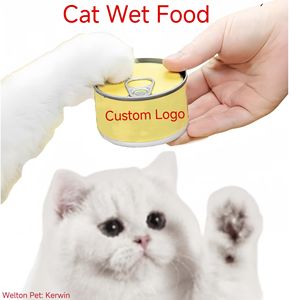 Fabricante de Alimentos Húmedos para Mascotas al por Mayor OEM ODM, Bocadillos Enlatados de <span class=keywords><strong>Atún</strong></span> y Pato, Golosinas Naturales y Saludables para Mascotas, Alimentos Nutritivos para Gatos - Product Image 4