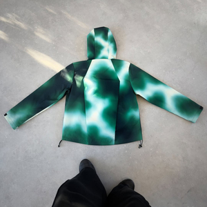 <span class=keywords><strong>Giacca</strong></span> da <span class=keywords><strong>Uomo</strong></span> Impermeabile con Stampa Tie-Dye Personalizzata OEM di Alta Qualità, <span class=keywords><strong>Giacca</strong></span> Invernale Oversize con Zip - Product Image 2