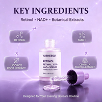 Sérum Visage au Rétinol OEM ODM – Soin Hydratant Raffermissant, Marque Privée, Logo Personnalisé, Peau Douce pour Femmes, Routine de Soin du Soir