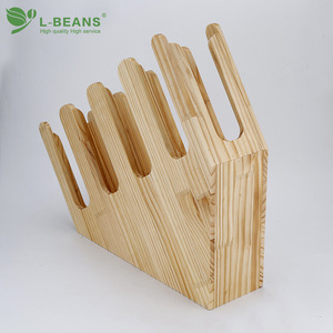 L-Beans Wooden Cup Holder For <b>Takeaway</b> <b>Coffee</b> Tea Dispenser Retro Style - Product Image 4