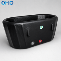 Baignoire de plongeon froid OHO prête pour refroidisseur d'eau, réservoir de bain de glace gonflable avec système de récupération à température contrôlée