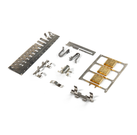 Pièces métalliques estampées sur mesure en acier inoxydable et aluminium : Clip de ceinture à ressort, Clip de câble, Support en tôle