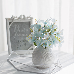 Fleurs artificielles en soie, décoration de table de mariage, plantes décoratives de sol exotiques - Product Image 2