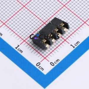 GT-BTP30004-0240B-019A Blade/Spring Contact Battery Connector SMD,P=3mm Connector Spring Contact Type 3mm 4P Vertical Mount - Product Image 2