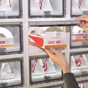 Máquina Expendedora <span class=keywords><strong>de</strong></span> Alimentos con Calefacción por Nube, CE ISO9001, para Hamburguesas Deliciosas, con Pantalla Táctil y Sin Contacto - Product Image 3