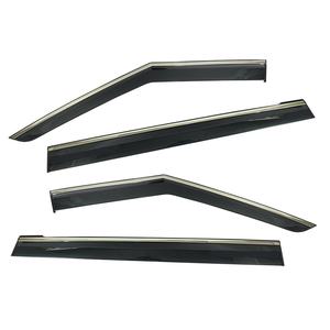 Pare-soleil pour KIA CARNIVAL 2022, déflecteurs injectés PC+ACIER INOXYDABLE, déflecteurs de fenêtre de voiture - Product Image 1