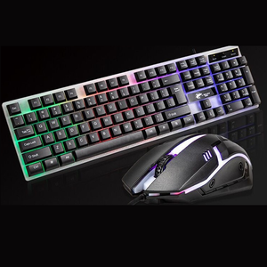 BAJEAL T350 <span class=keywords><strong>USB</strong></span> con cable LED retroiluminado Gaming <span class=keywords><strong>Keyboard</strong></span> <span class=keywords><strong>Mouse</strong></span> <span class=keywords><strong>Set</strong></span> para PC Laptop - Product Image 5