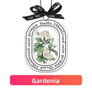 Désodorisant de voiture en papier personnalisé, parfum longue durée, différents parfums avec logo - Product Image 3