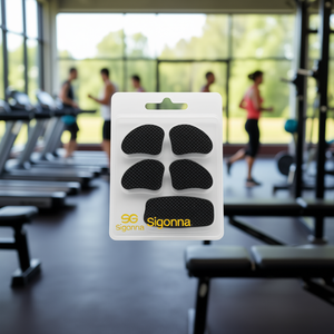 Almohadillas antideslizantes Sigonna Nose Grips de 1 mm, negras, para gafas deportivas - Product Image 2