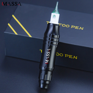 MASSA Kit de stylo de machine à tatouer sans fil professionnel Ensemble de pistolet à tatouer rotatif électrique rechargeable pour artistes Caractéristique permanente - Product Image 3